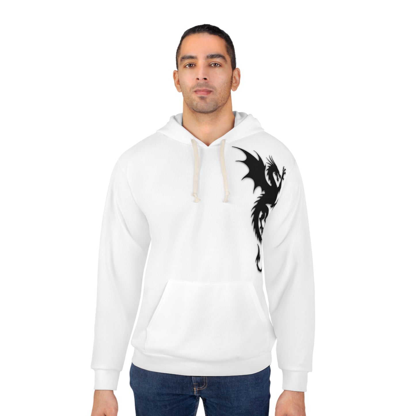 Dragon Silhouette Unisex Pullover Hoodie