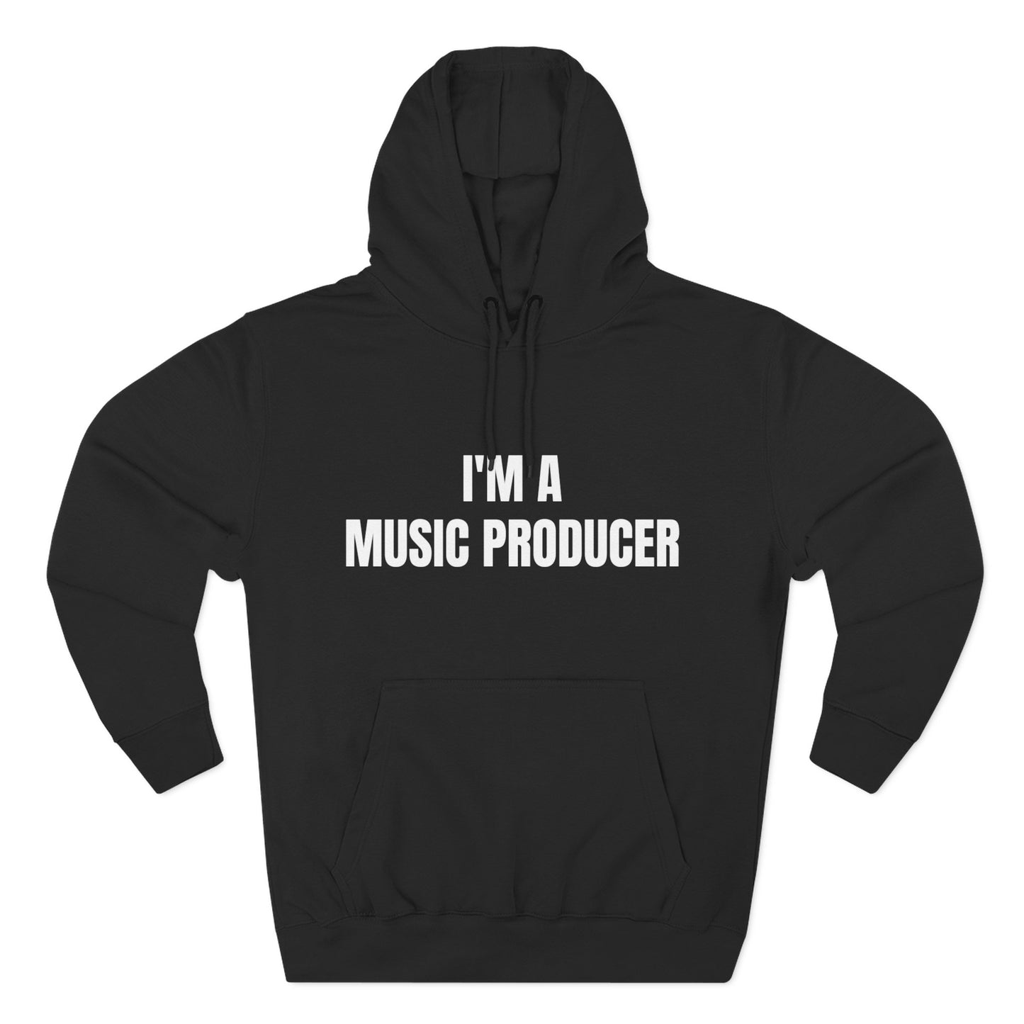 Music Producer Fleece Hoodie - Stylish Comfort for Creatives
