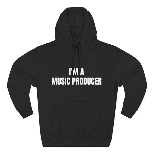 Music Producer Fleece Hoodie - Stylish Comfort for Creatives