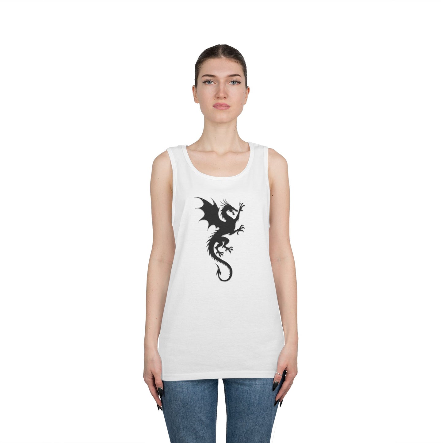 Dragon Wings Unisex Heavy Cotton Tank Top
