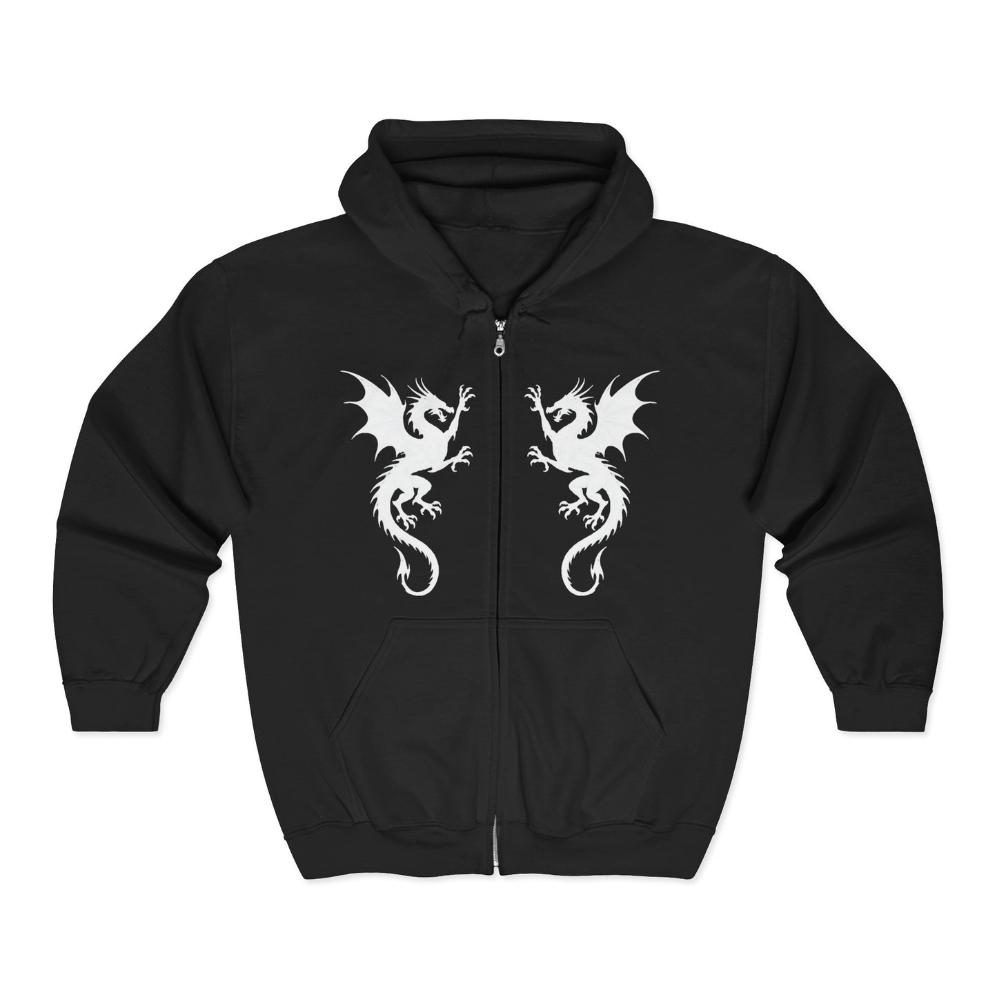 Dragon Emblem Unisex Full Zip Hoodie