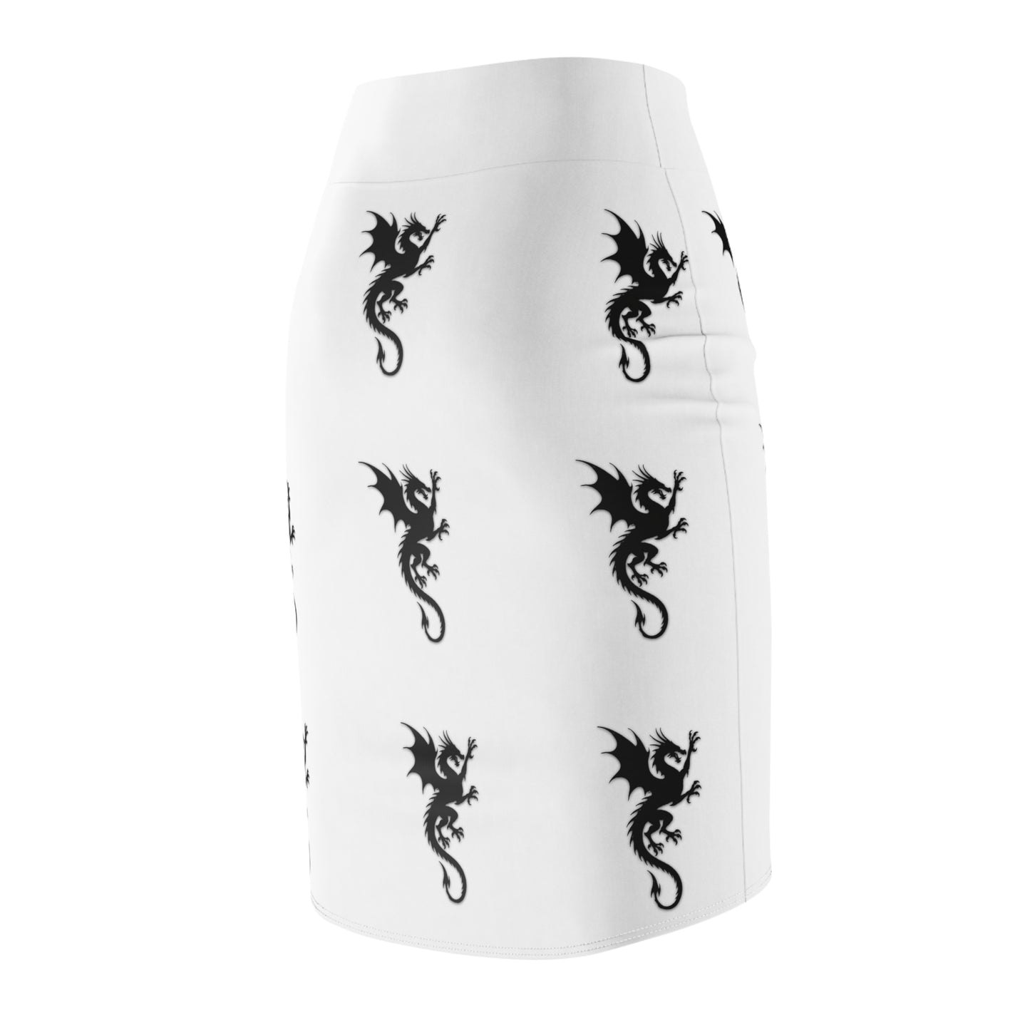 Dragon Design Women's Pencil Skirt - Stylish and Edgy Fashion