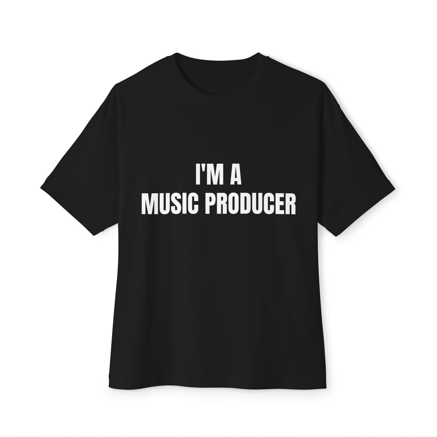 Music Producer Unisex Oversized Boxy Tee