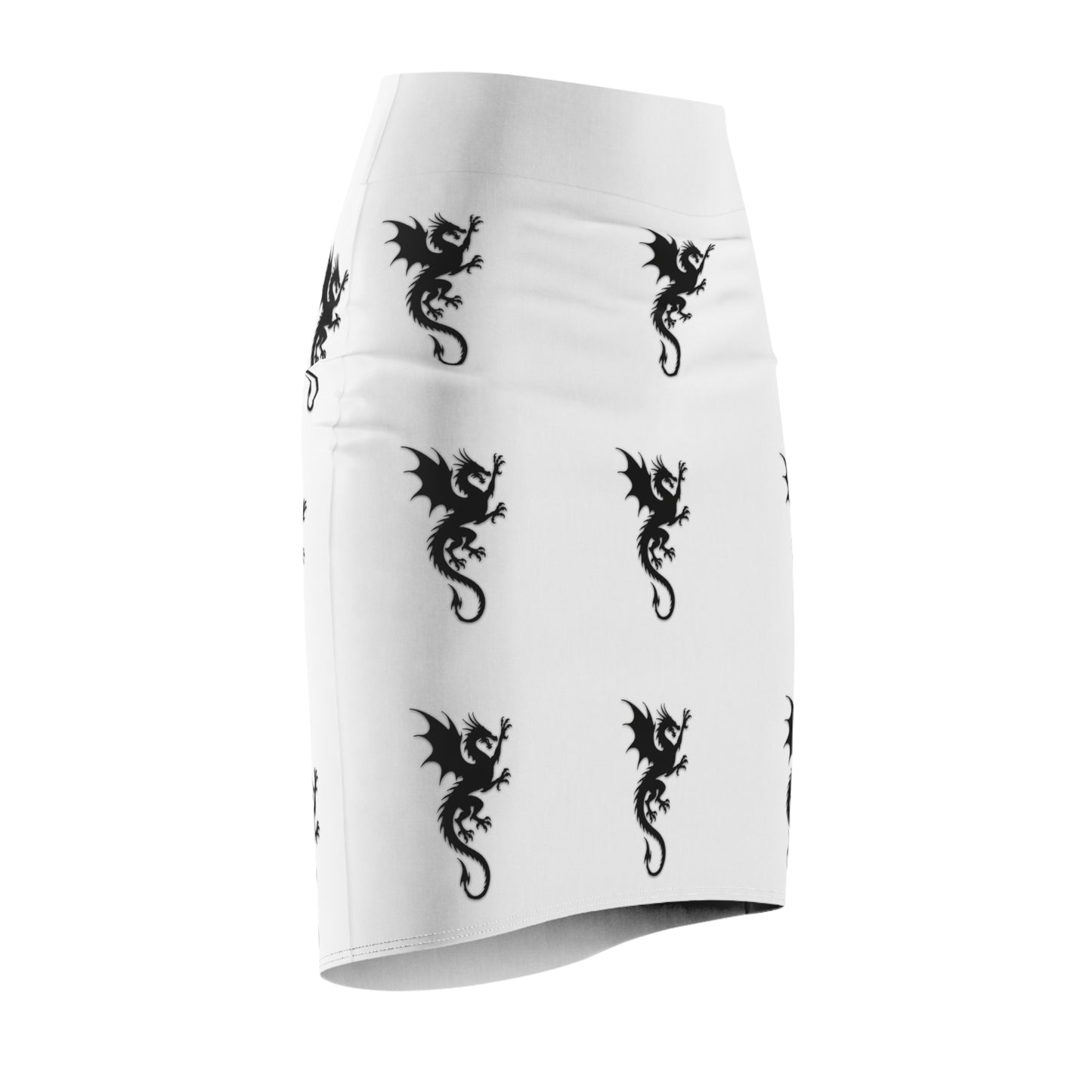 Dragon Design Women's Pencil Skirt - Stylish and Edgy Fashion