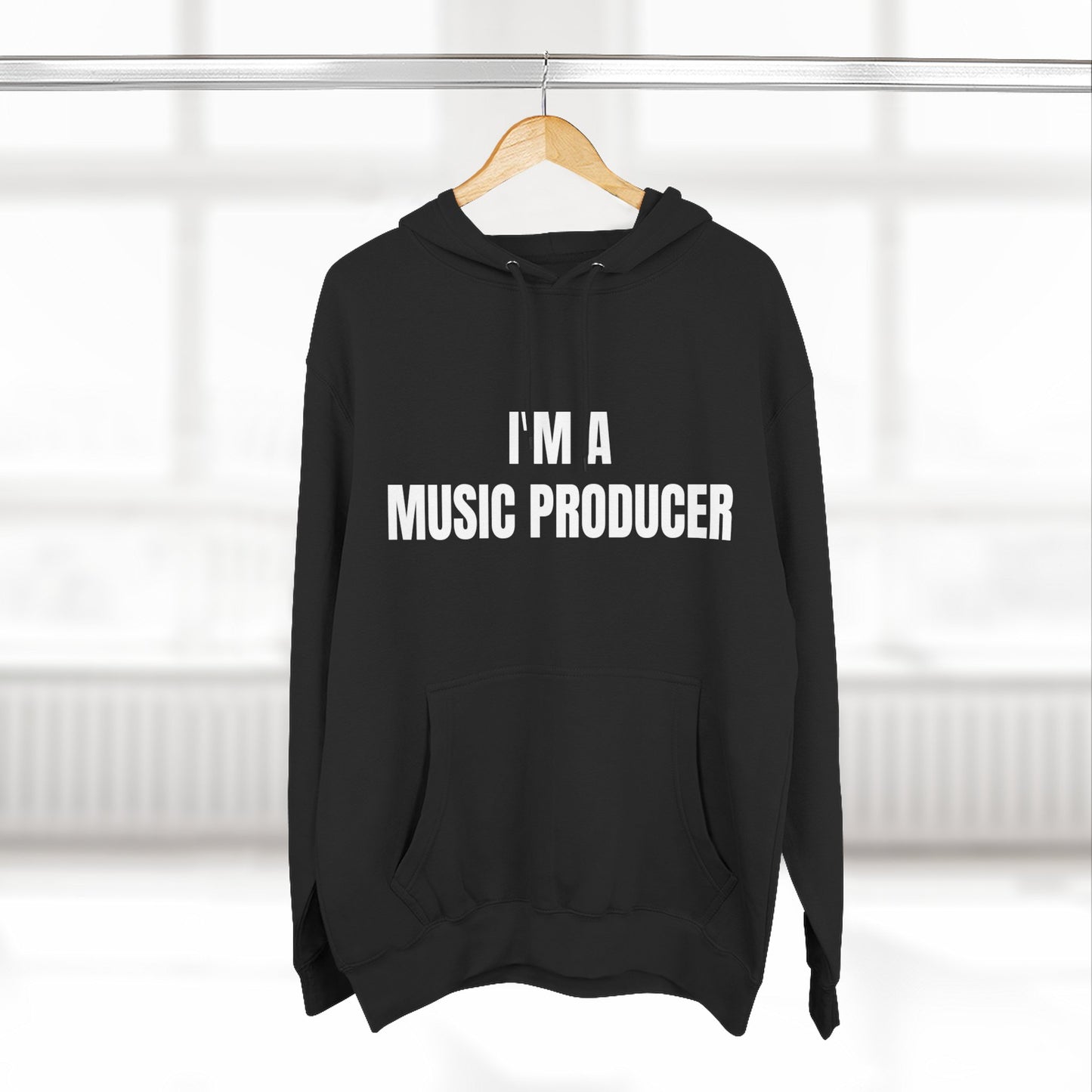 Music Producer Fleece Hoodie - Stylish Comfort for Creatives