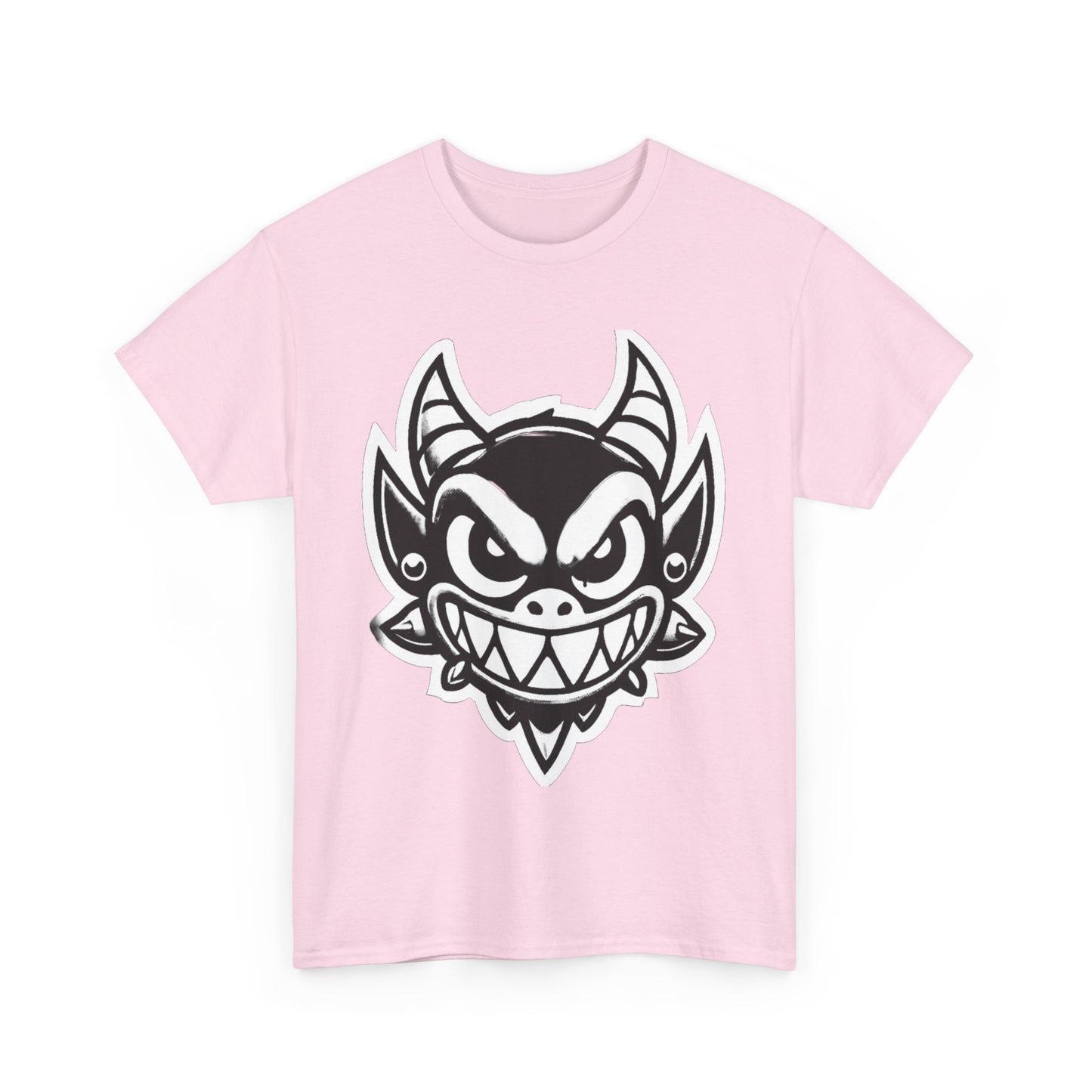 Evil Dragon Cotton Tee - Streetwear Artistic T-Shirt