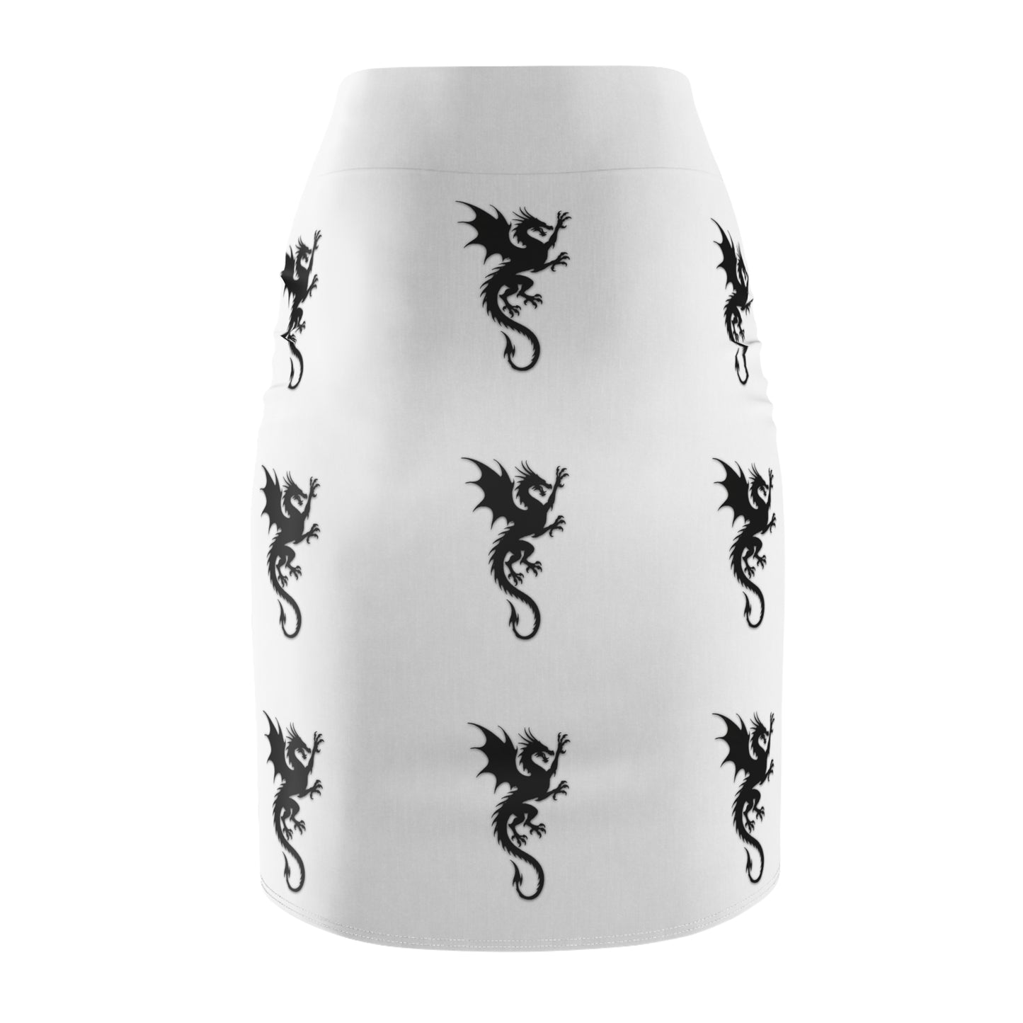 Dragon Design Women's Pencil Skirt - Stylish and Edgy Fashion