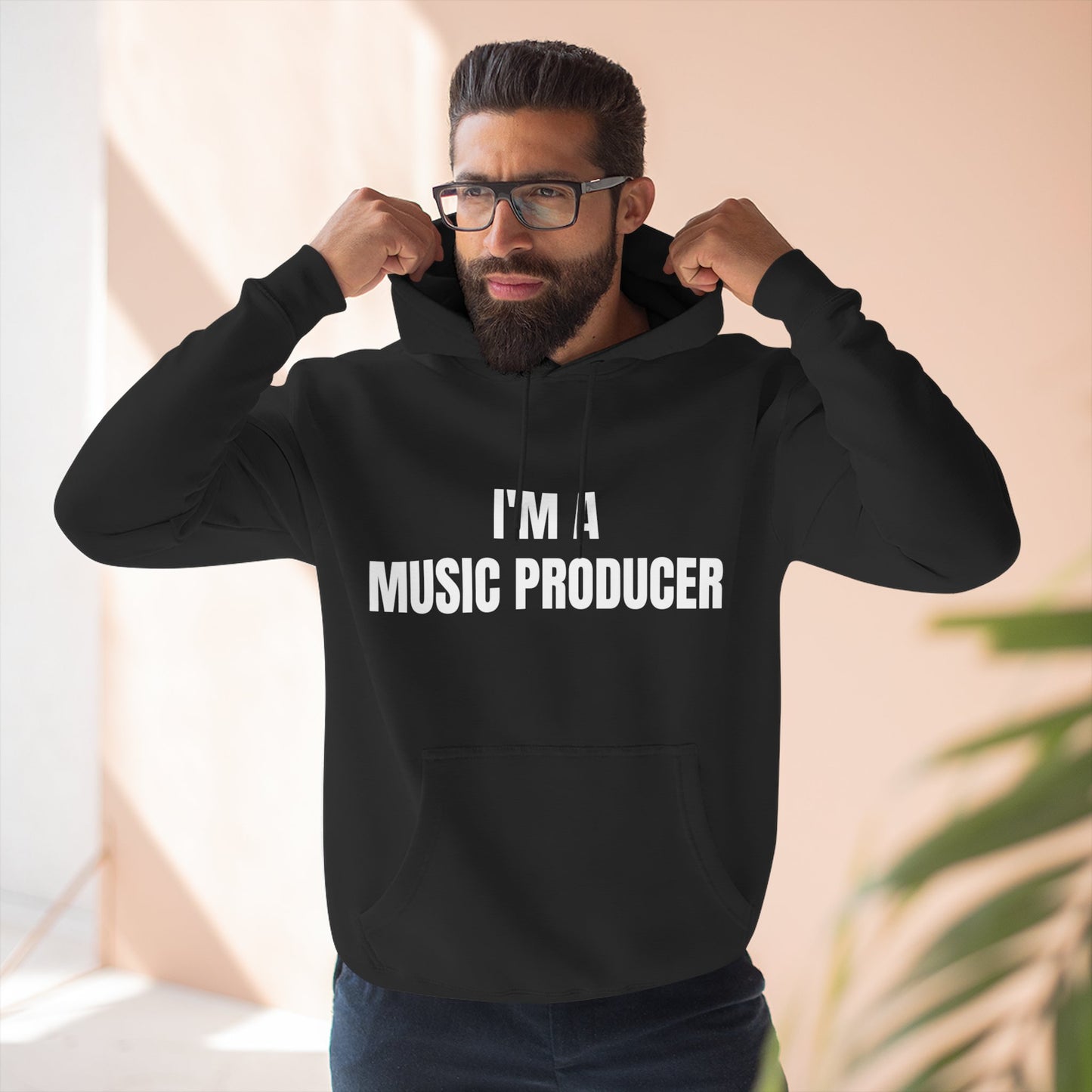 Music Producer Fleece Hoodie - Stylish Comfort for Creatives