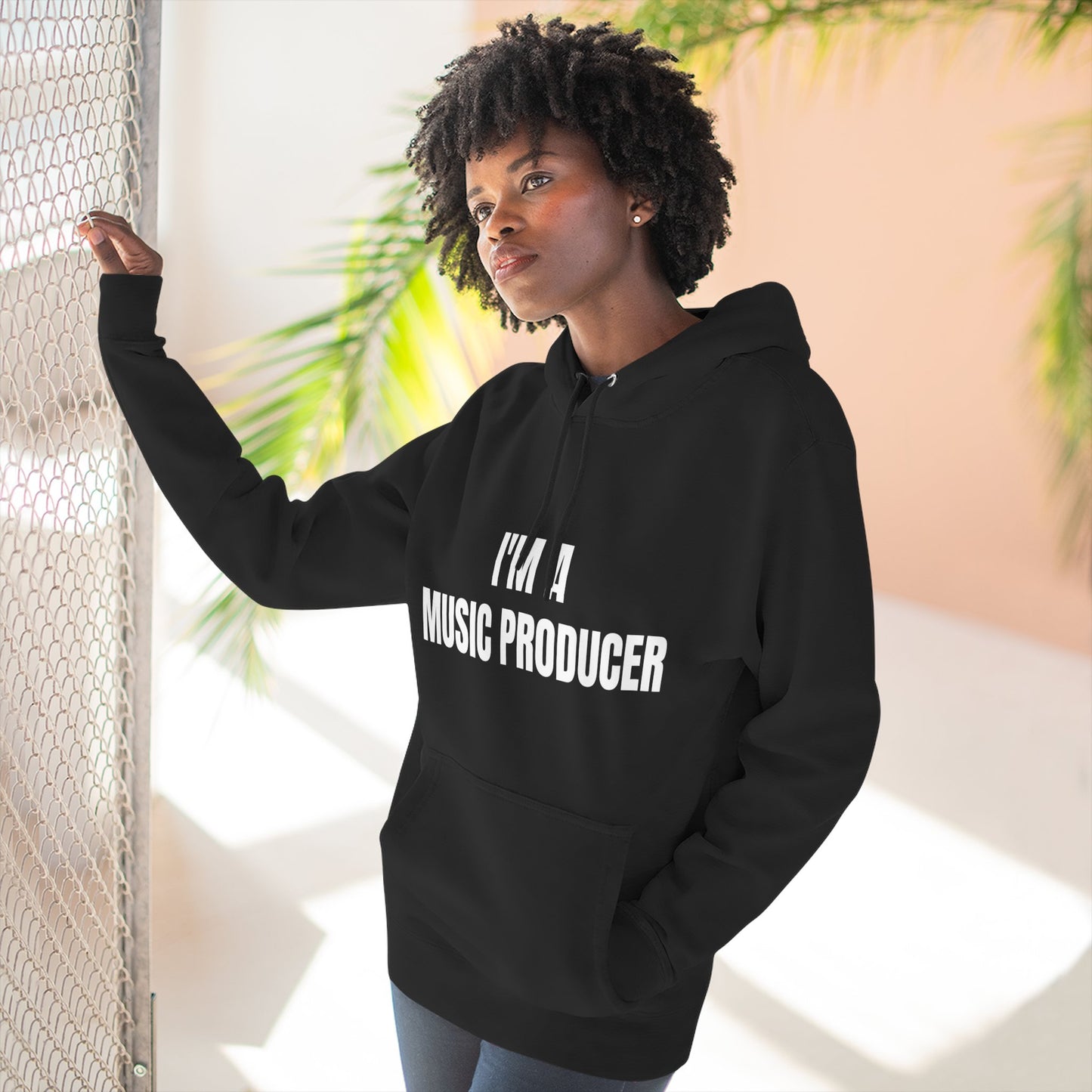 Music Producer Fleece Hoodie - Stylish Comfort for Creatives